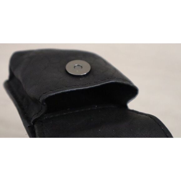 Free People Street Sounds Black Leather Case For Airpods + Earbuds - Picture 8 of 8